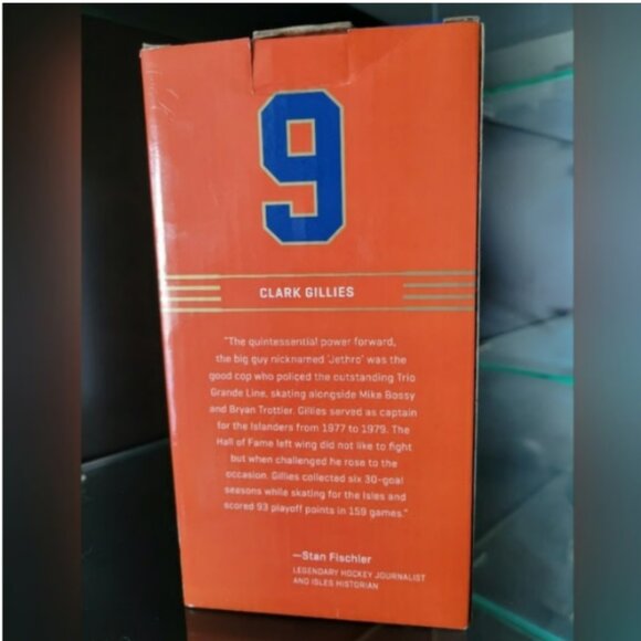 🎄🎄🎁NHL New York Islanders Clark Gillies Bobblehead New In Box✨️✨️ - Picture 4 of 4